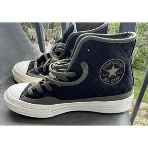 Converse Chuck Taylor Fleece Quilted High Top Sneakers Sz 6.5W 8.5M‎